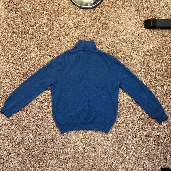Polo Ralp Lauren Mesh-Knit Quarter-Zip Sweater - Picture 5 of 5